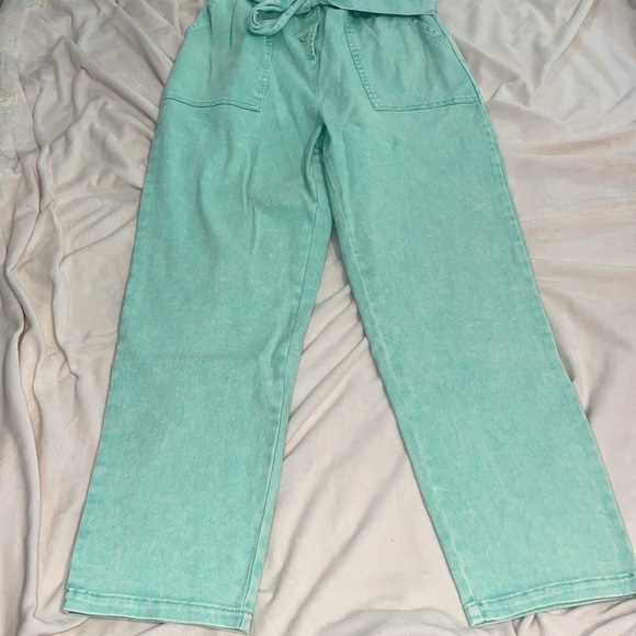 NWT Mint Tie Jumpsuit - Picture 7 of 7
